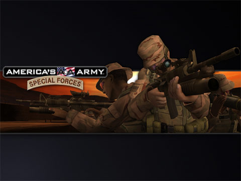 Network multiplayer game: America's Army