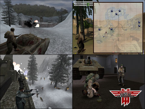 Network multiplayer game: Wolfenstein Enemy Territory