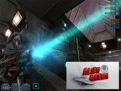 Network multiplayer game: Alien Arena